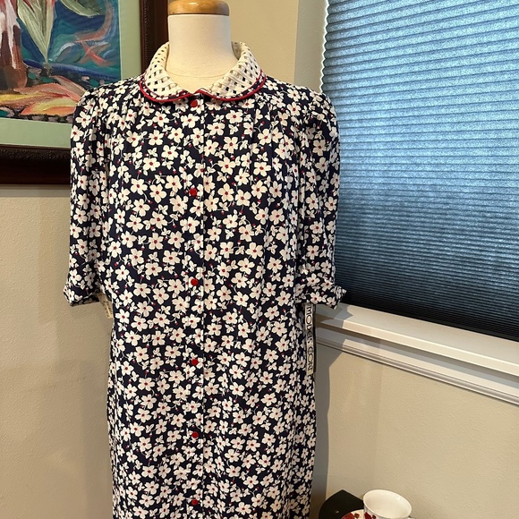 Vintage 1960s Model's Coat in Red, White and Blue - New w/ Tags - So Cute. - Picture 10 of 16